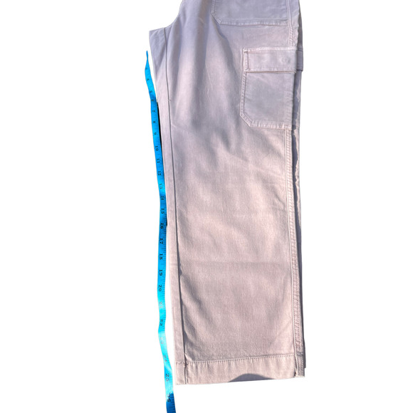 NWT J. Crew The Straight Leg Cargo High-Rise Pants in Pebble -Size 31 - Picture 7 of 11